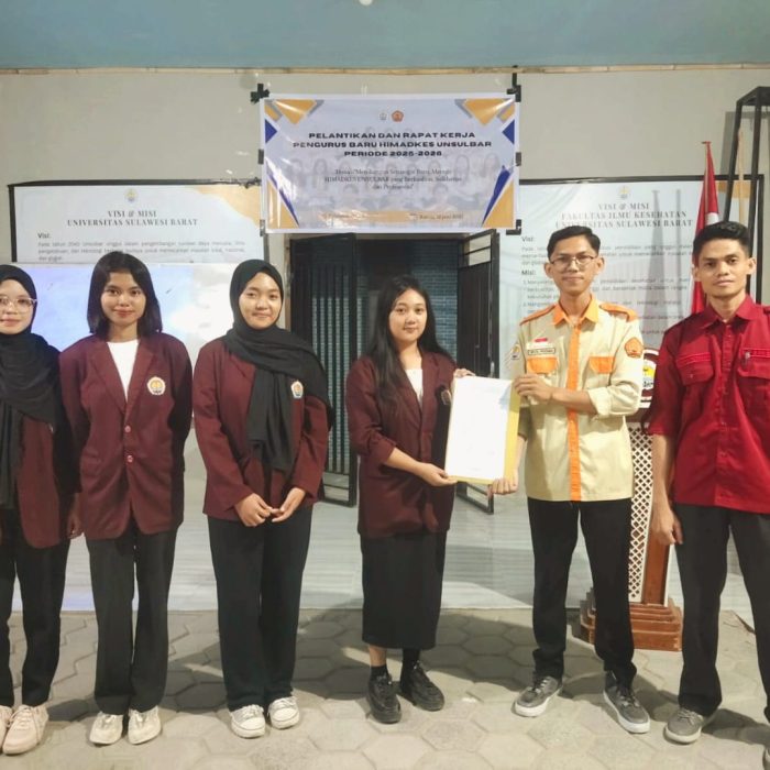 Musyawarah Besar Himpunan Mahasiswa Administrasi Kesehatan Universitas Sulawesi Barat Sukses Digelar: Tongkat Estafet Kepemimpinan Resmi Berganti