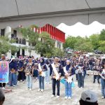 FIKES Unsulbar Ikut Meramaikan Parade Pembukaan Dies Natalis Unsulbar ke-17