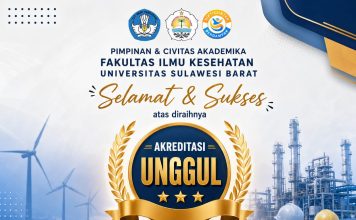 Program Studi Sarjana Terapan Keselamatan dan Kesehatan Kerja FIKES Unsulbar Raih Akreditasi Unggul